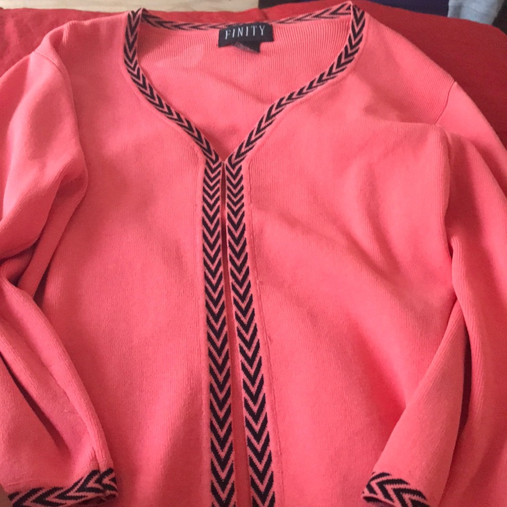 A sweater cardigan